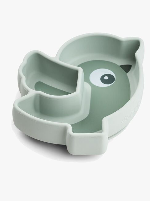 Done By Deer Stick & Stay Silikontallrik Birdee, Green