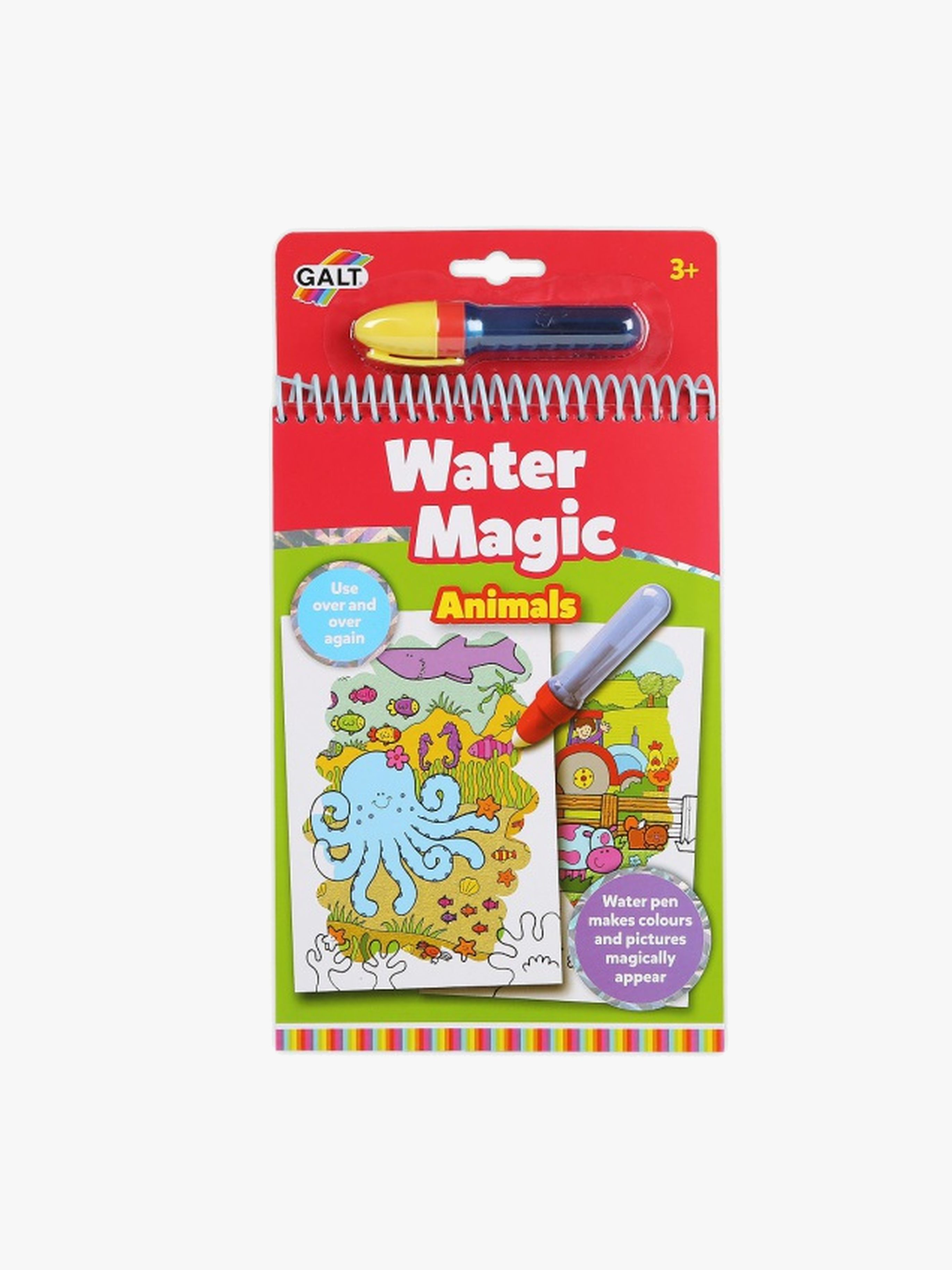 Galt Målarbok Water Magic Djur