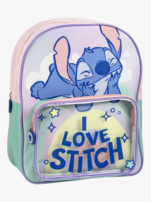 Disney Lilo & Stitch Ryggsäck, Rosa/Grön