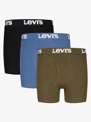 Levi's LHB Boxer Brief Kalsonger 3-Pack, Black