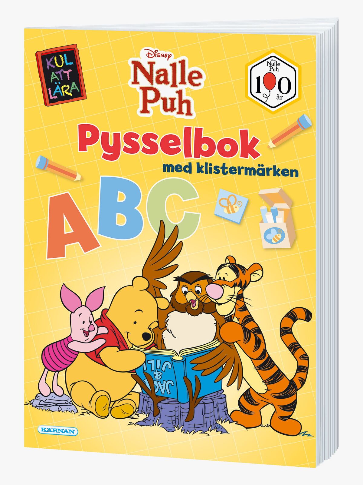 Egmont Kärnan Nalle Puh Pysselbok Pyssla Med Bokstäver
