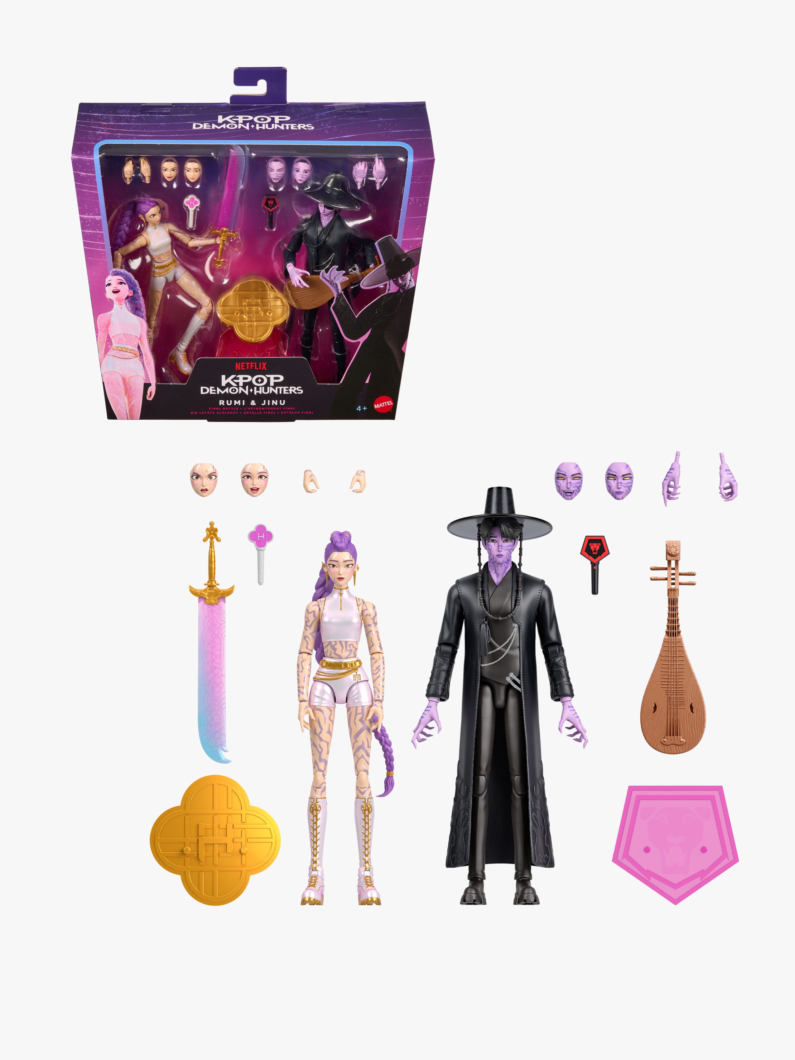 K-Pop Demon Hunters Figurset Rumi Och Jinu