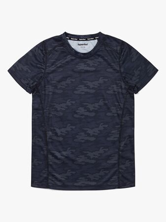 Hyperfied Logo T-Shirt, Grey Camo