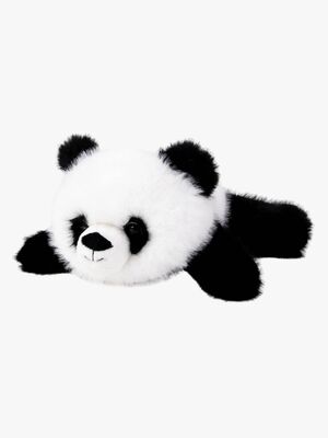 Teddykompaniet Gosedjur Liggande Panda 28 cm, Svart/Vit