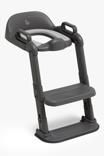 Beemoo CARE Assist Toalettsits med Stege, Deep Grey