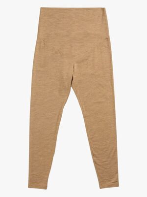 Boob Merinoull Leggings, Brown Melange