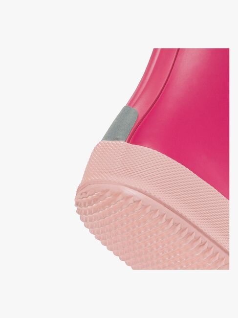 Viking Alv Paw Print Barefoot Gummistövlar, Light Pink/Magenta