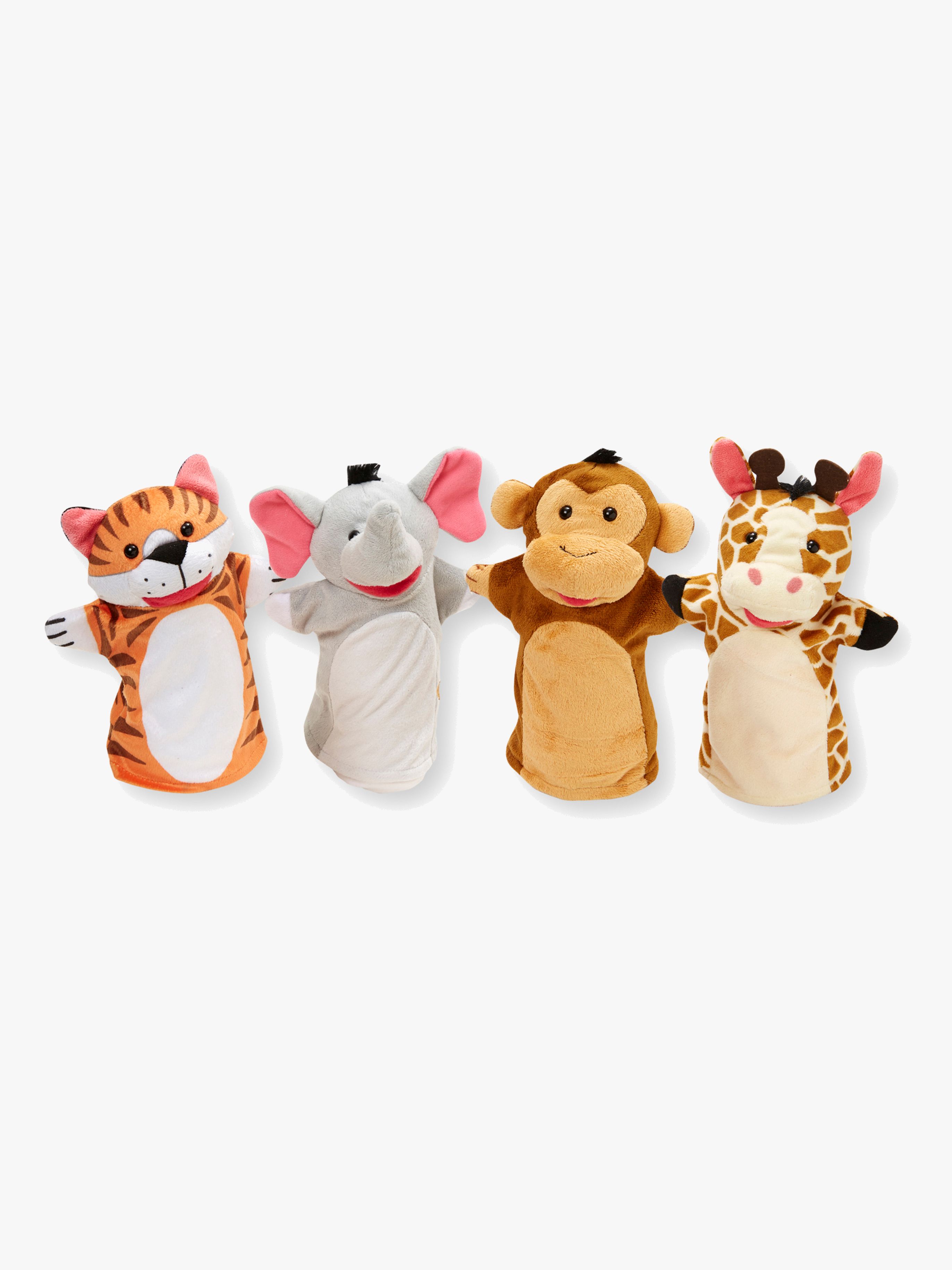Melissa &  Doug Handdockor Gosedjur Zoo, 4 st