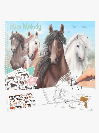 Miss Melody Målarbok