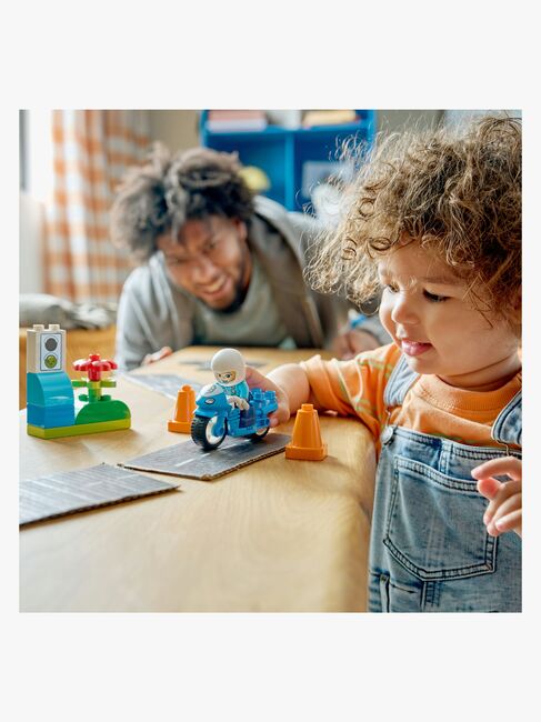 LEGO DUPLO Town 10471 Blå polismotorcykel