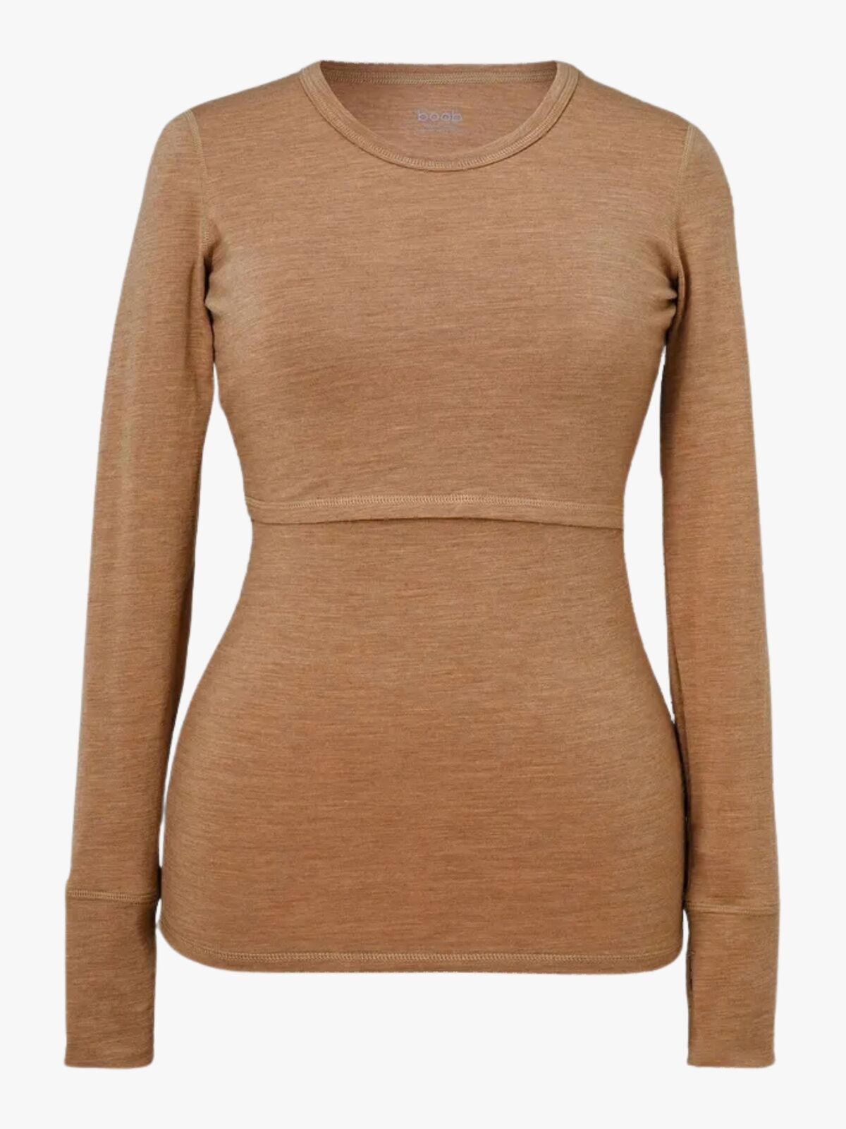 Boob Merinoull Amningstopp, Brown Melange