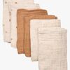 Pippi Muslinfiltar 6-Pack, Almond