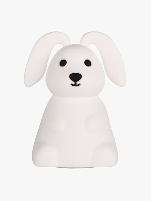 CarloBaby Bunny Floppy Ears  LED Nattlampa, Vit