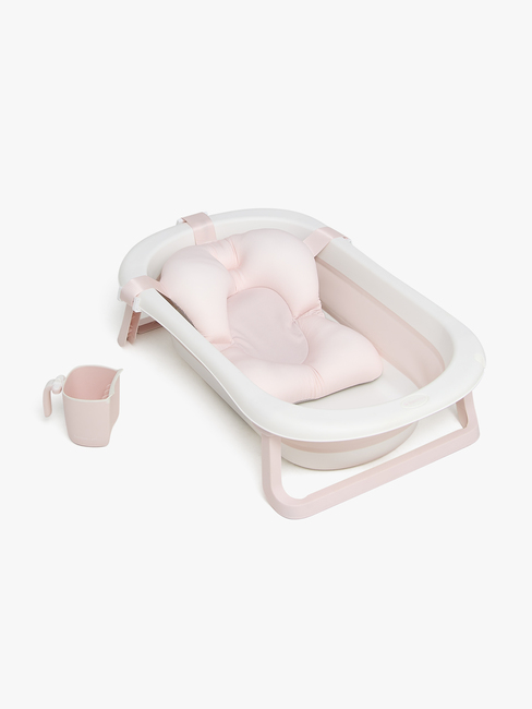 Beemoo CARE Assist Badbalja inkl. Badstöd & Sköljkanna, Pink