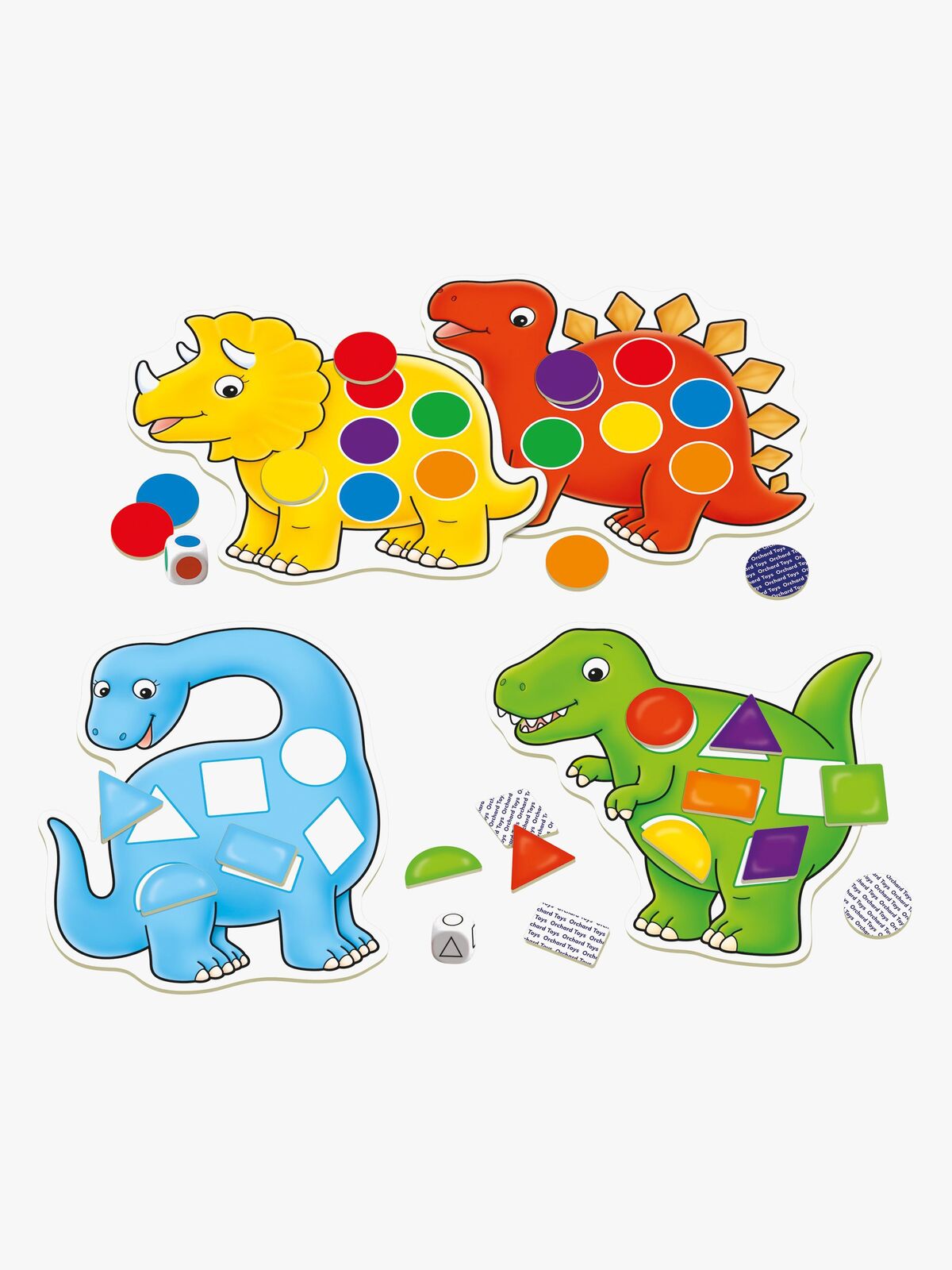 Orchard Toys Barnspel Fläckiga Dinosaurier