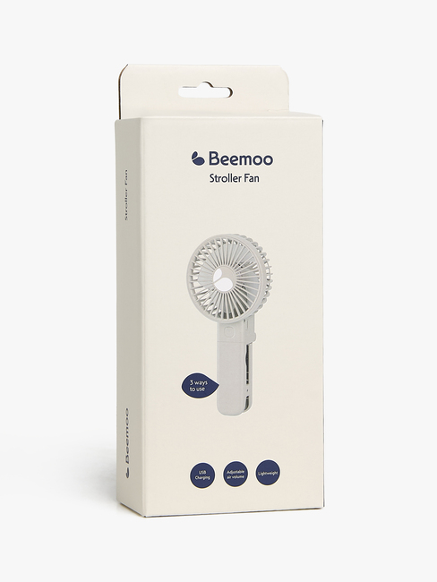 Beemoo Clip-on Barnvagnsfläkt, Beige