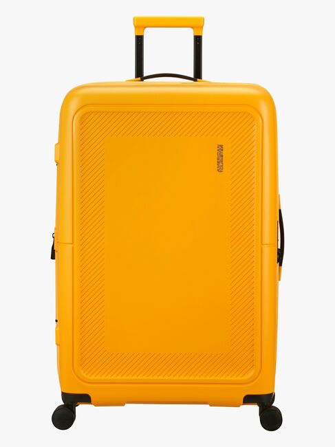 American Tourister Dashpop Resväska 104-121L & Necessär POP, Golden Yellow