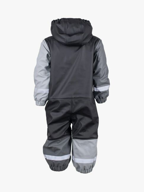 Lindberg Fagerhult Fodrad Regnoverall, Black/Anth