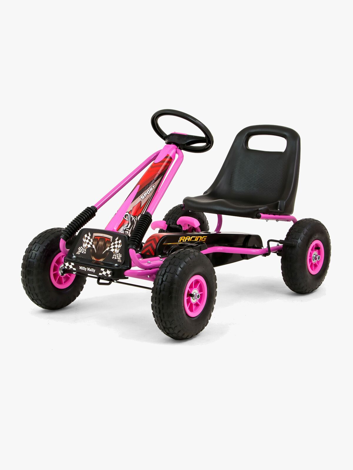 Milly Mally Pedal Go-kart Thor, Rosa