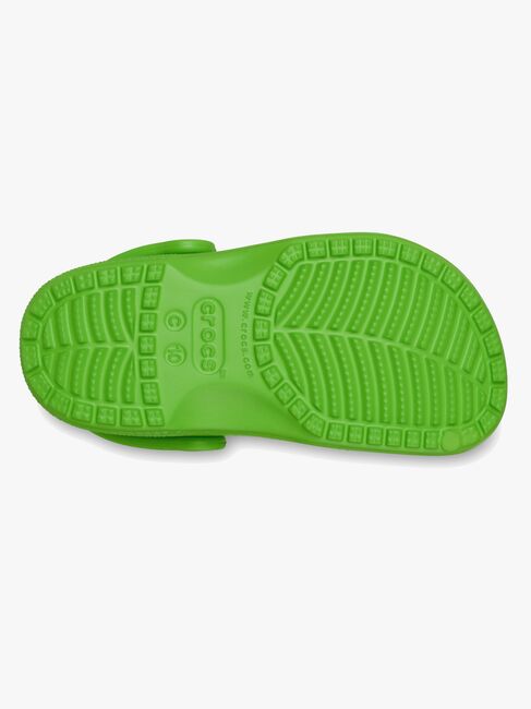 Crocs Classic Kids Tofflor, Grön
