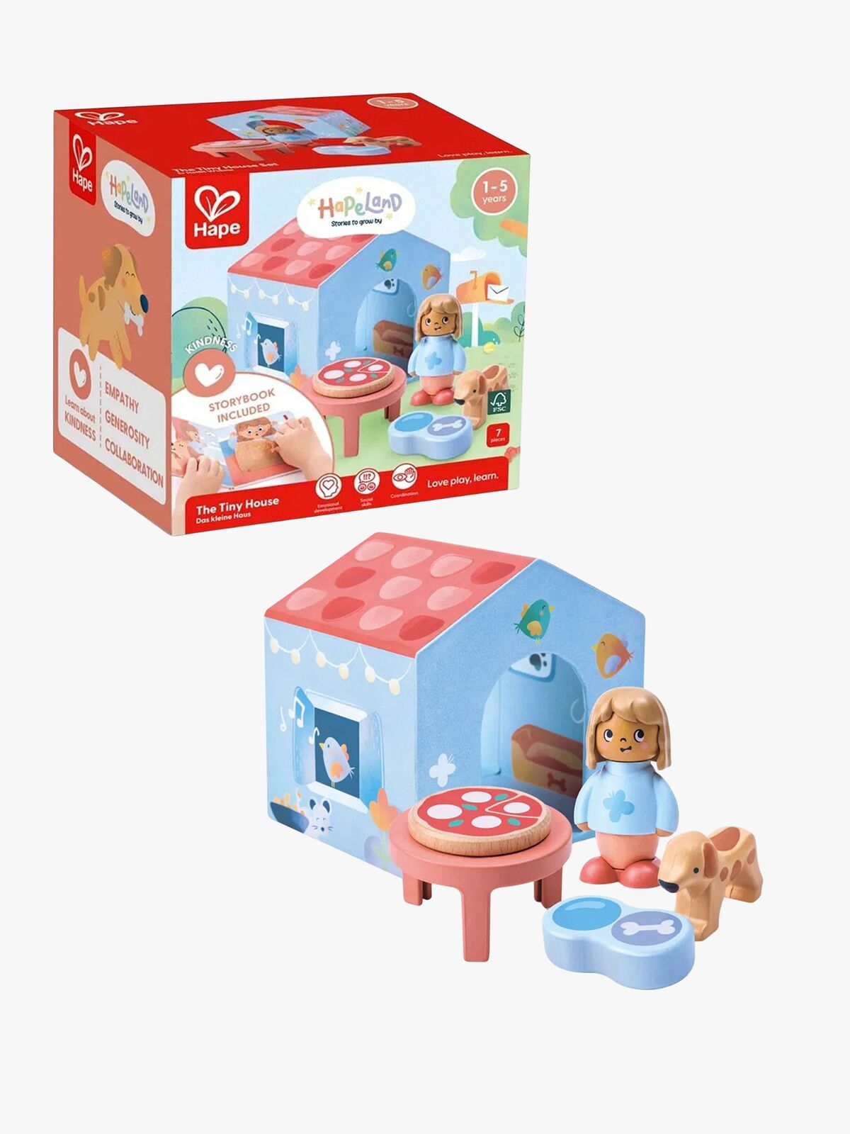 Hape Sagobok med Lekset The Tiny House