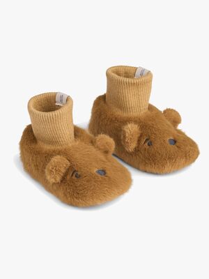 LIEWOOD Beth Bear Plush Hjemmesko, Golden