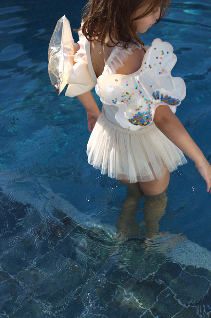 SUNNYLiFE Armpuffar, Cotton Candy Glitter