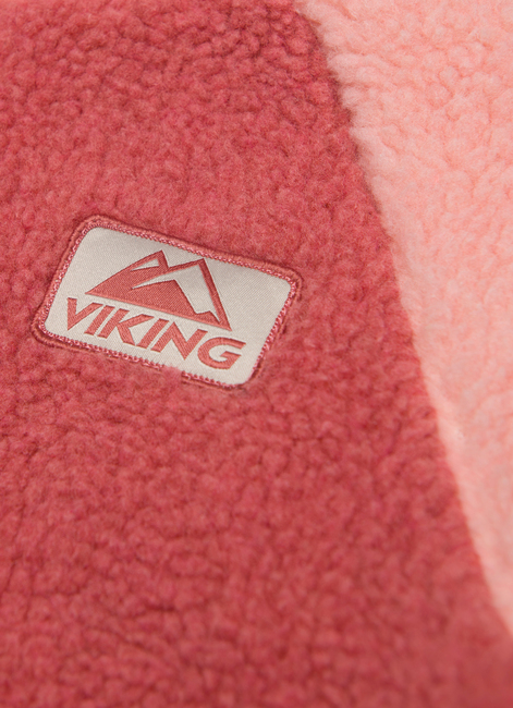 Viking Play  Vändbar Fleecejacka, Light Pink