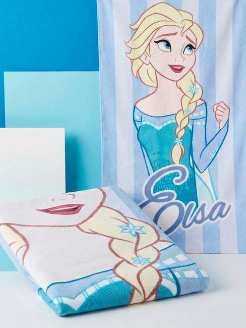 Disney Frozen Strandhandduk, Ljusblå