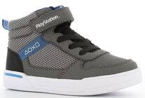 Playstation Mid Sneaker, Dark Grey/Cobalt Blue