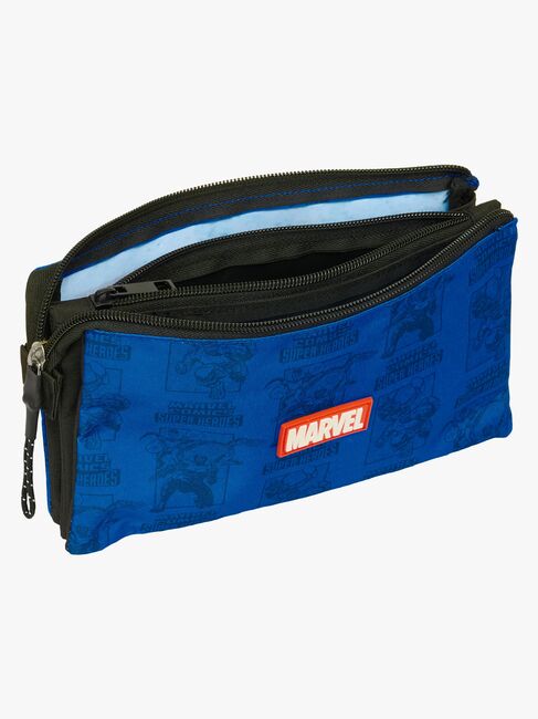 Marvel Avengers Trippelpennfodral, Blå