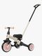 QPlay Stager 3-i-1 Transformerbar Trehjuling, Rosa