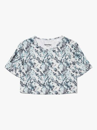 Hyperfied Crop Logo Top, Snake