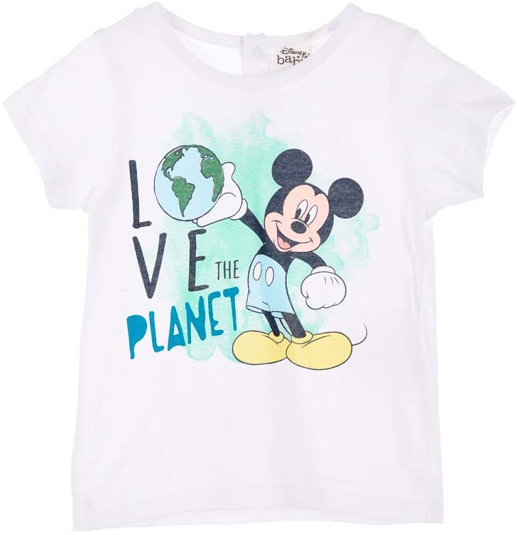 Disney Musse Pigg T-Shirt White 6 Månader
