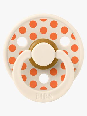 BIBS Studio Colour Sut Polka Medium Latex Str. 1, Ivory/Tango
