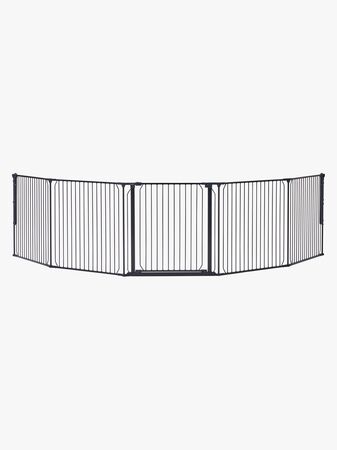 BabyDan CombiFit XXL Skruvgrind 90-350 cm, Svart