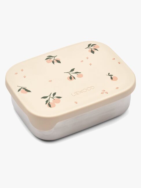 LIEWOOD Arthur  Mönstrad Matlåda, Peach/Sea Shell