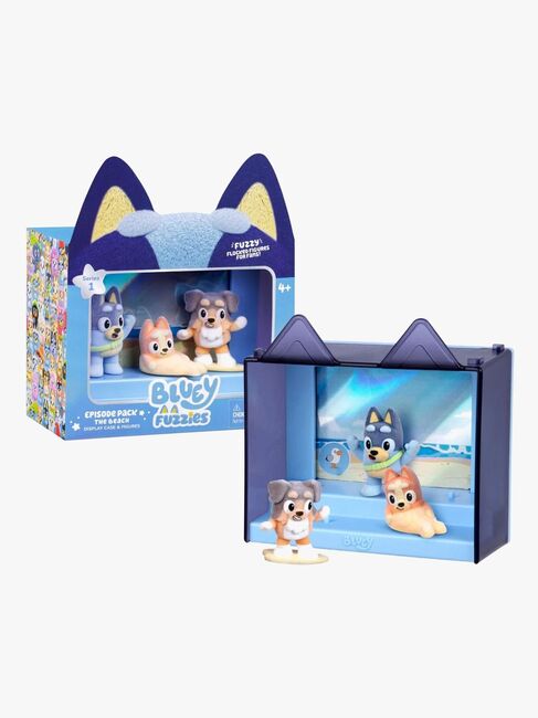 Bluey Fuzzies Figurset Episode 3-Pack Blandad