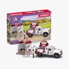 Schleich Veterinärbil med Trailer