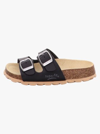 Superfit Fussbett Tofflor, Black 