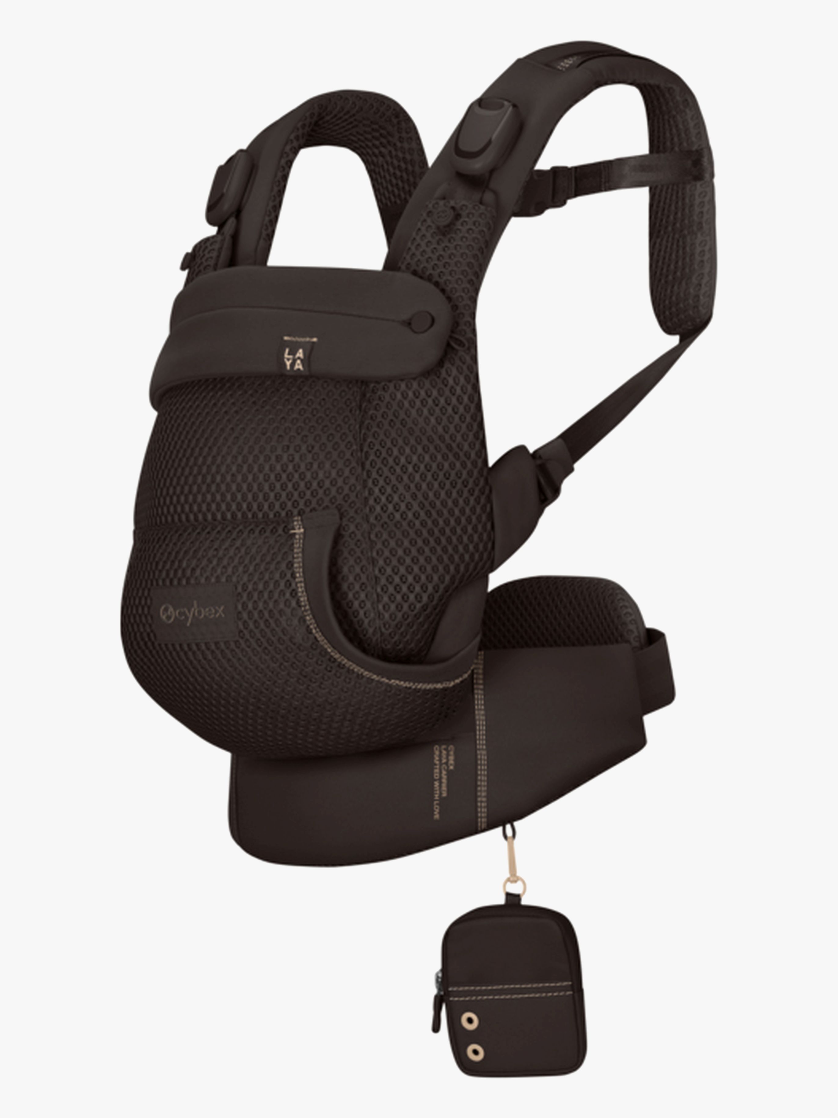 Cybex LAYA Bärsele Chocolate Brown – ergonomisk med magnetspännen, upp till 15 kg
