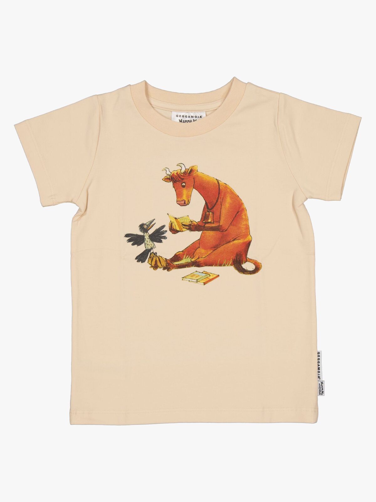 Geggamoja T-shirt Mamma Mu, Beige