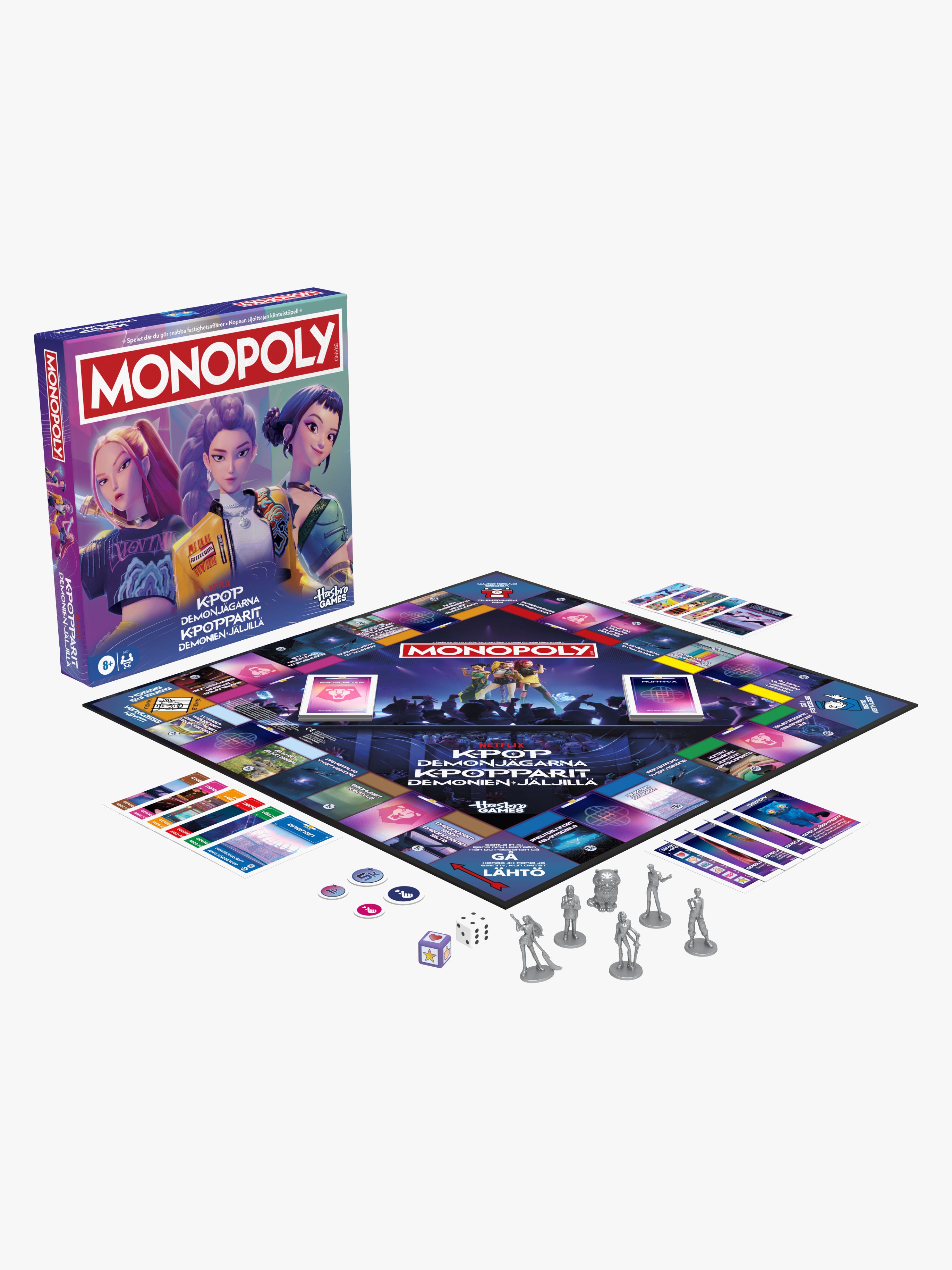 Monopoly Kpop Demon Hunters Familjespel
