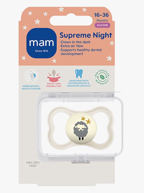 MAM Supreme Napp Silikon 16-36m, Neutral