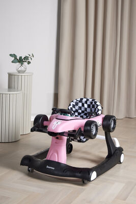 Beemoo PLAY Auto Kävelytuoli, Pastel Pink