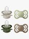 BIBS Supreme Napp 4-Pack Silikon Stl 2, Sand/Sage/Huntergreen/Dark Oak