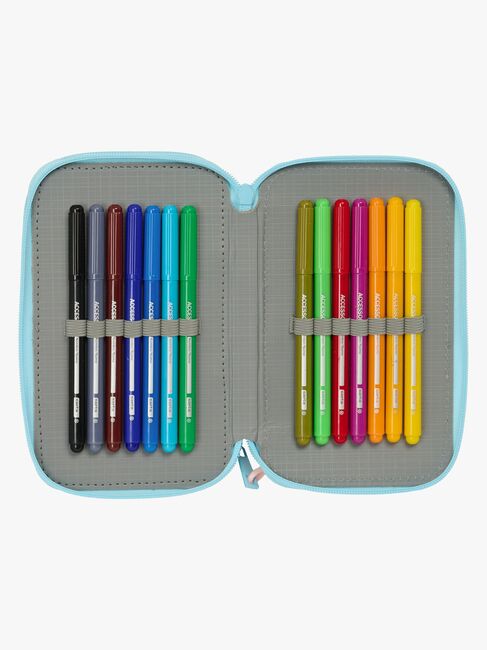 Disney Stitch  Fyllt Trippelpennfodral 37 Delar, Ohana