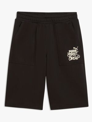 Puma MID90s  Avslappnade Långa Shorts, Svart