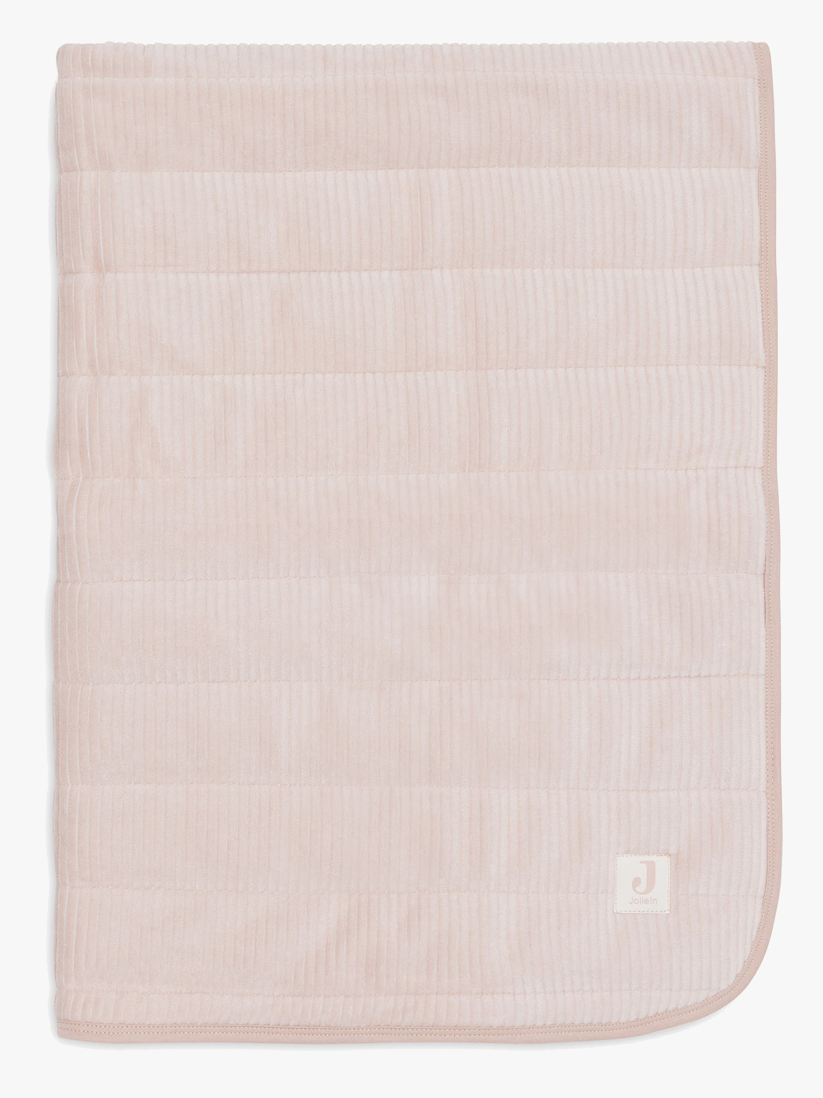Jollein Filt 75x100 cm Velvet Rib, Wild Rose
