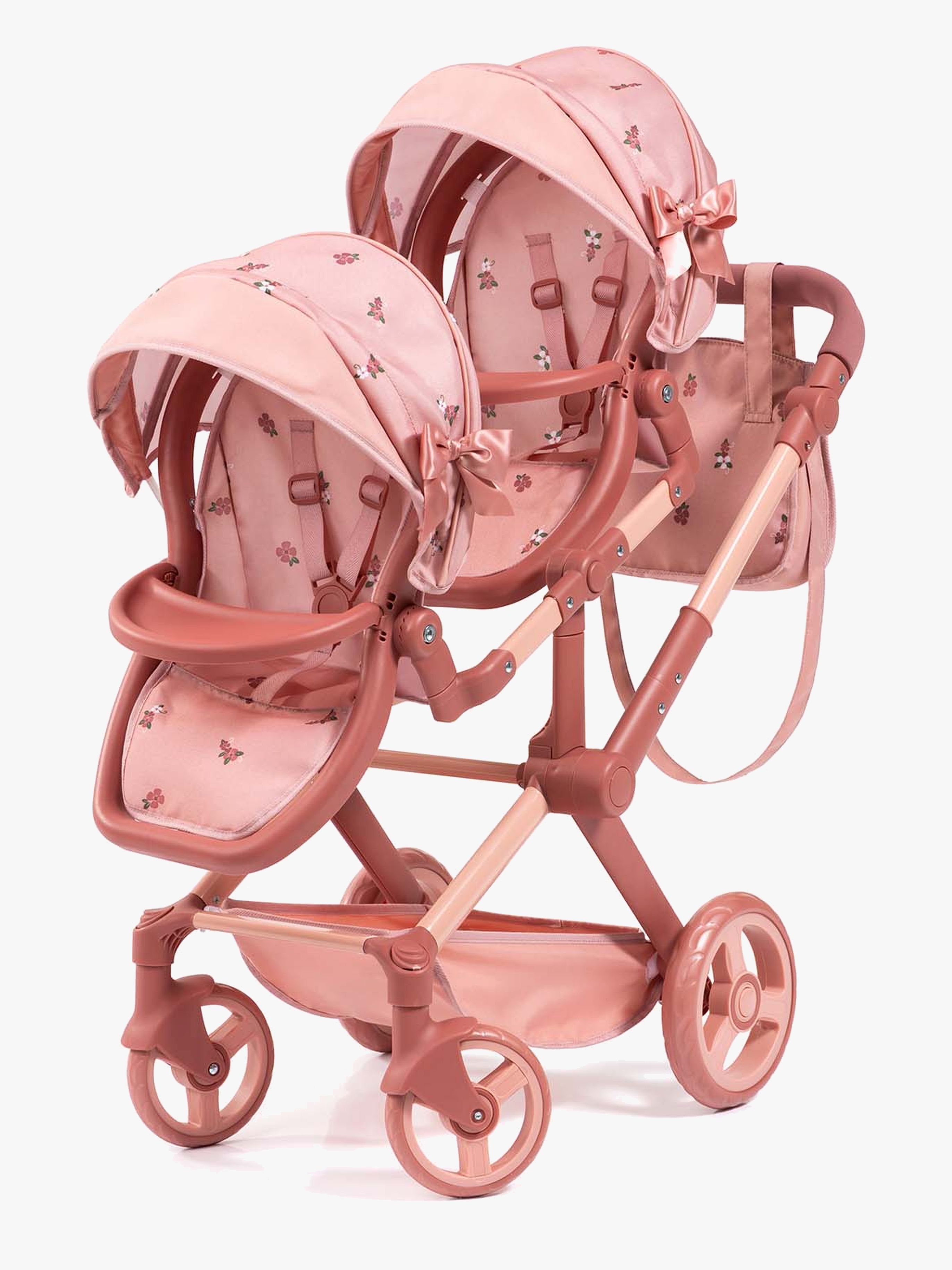 Bayer Design Xeo Twin Tvilligdockvagn, Rosa